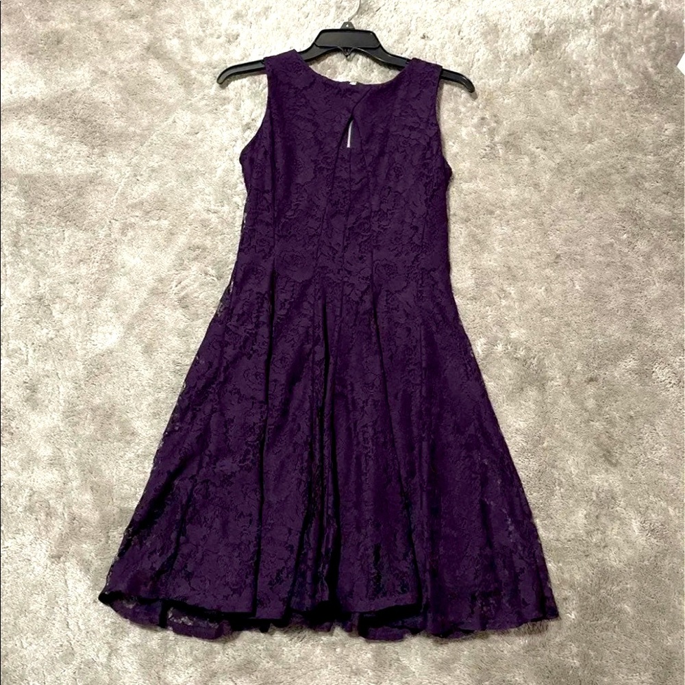 Purple Laced Dress
